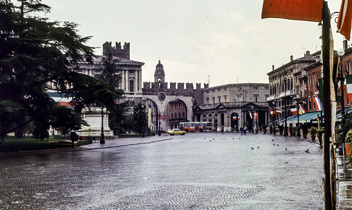 Centro Storico (Altstadt): Piazza Bra Verona 1982
