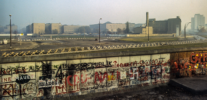 Potsdamer Platz / Leipziger Platz, Berliner Mauer Berlin 1983