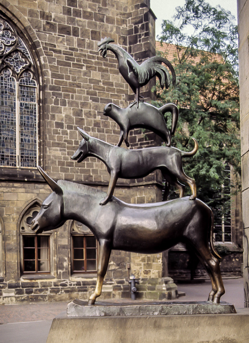 Bremen Marktplatz: Bremer Stadtmusikanten Die Bremer Stadtmusikanten