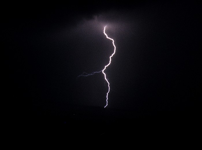 Pfohren Gewitter: Blitz Neudinger Weg
