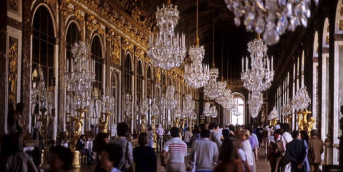 Schloss Versailles (Château de Versailles): Spiegelsaal Paris 1985