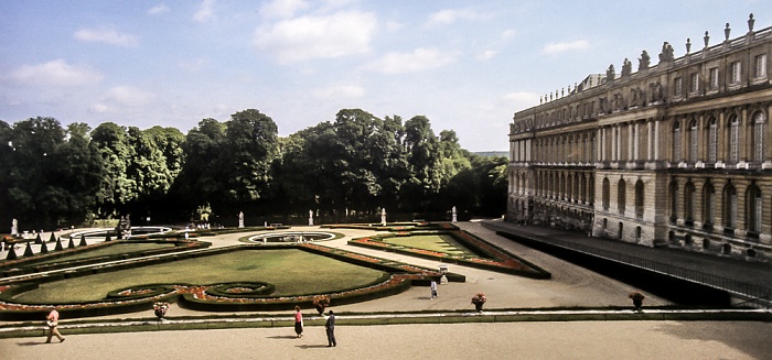 Schloss Versailles (Château de Versailles), Parc de Versailles Paris 1985