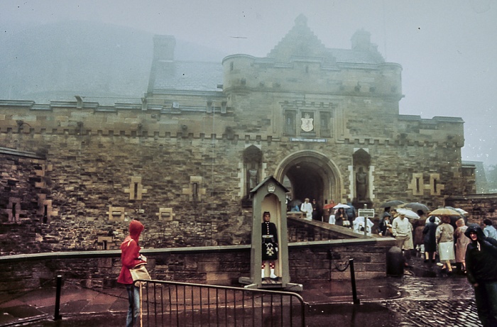 Old Town: Edinburgh Castle Edinburgh 1985