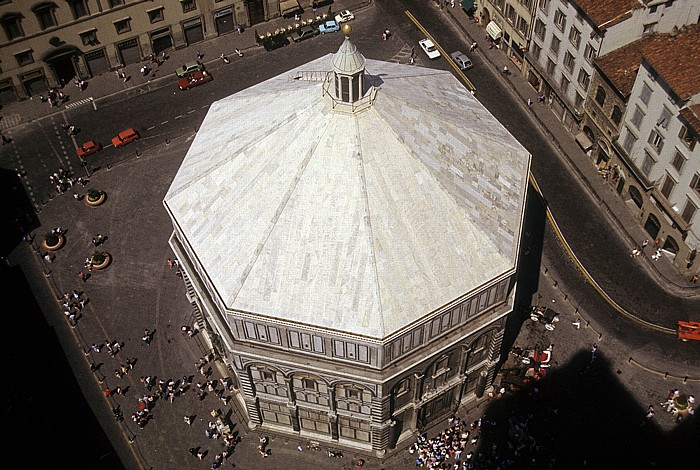 Florenz Blick vom Campanile: Baptisterium