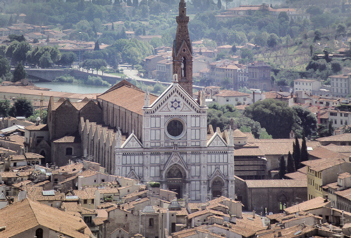 Blick vom Campanile Florenz 1985