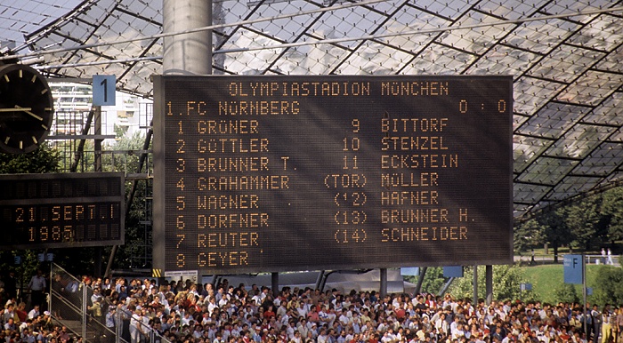 Olympiastadion: FC Bayern München - 1. FC Nürnberg