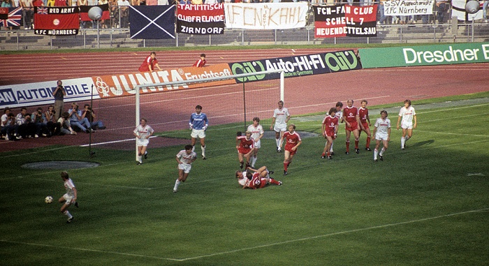 Sport Fußball 1985/86 Bundesliga FC Bayern München 1. FC Nürnberg