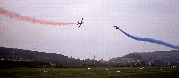 Blumberg Flugplatz: Flugschau der Red Arrows