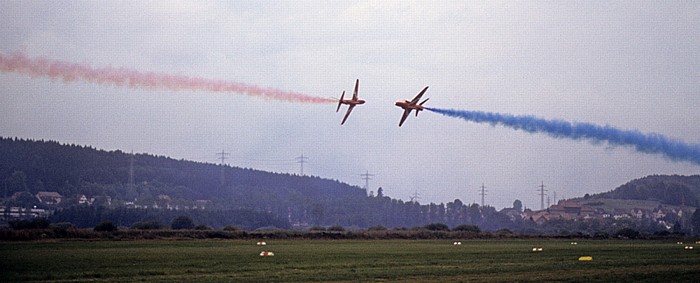 Flugplatz: Flugschau der Red Arrows Blumberg