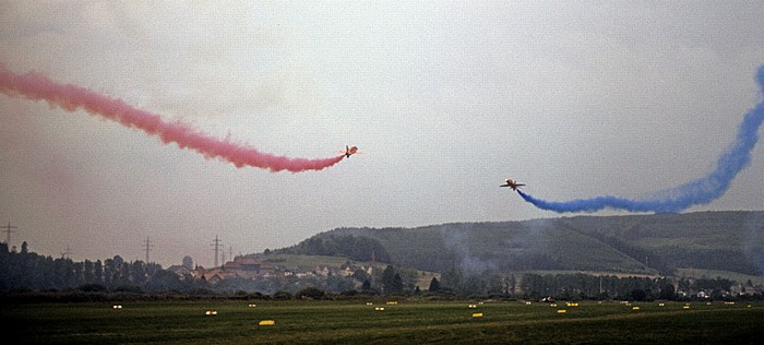 Blumberg Flugplatz: Flugschau der Red Arrows