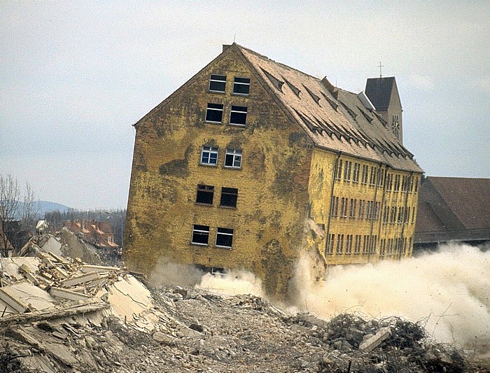 Proviantamt-Sprengung: Gebäude Donaueschingen