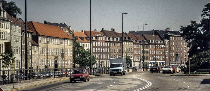 Nybrogade (Häuserzeile), Vindebrogade (Straße) Kopenhagen 1986