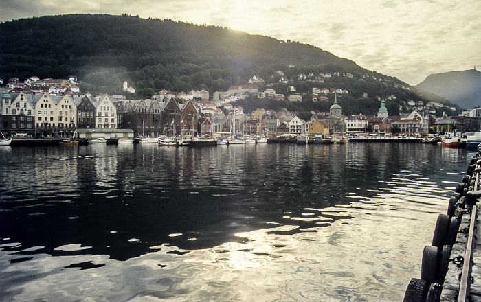 Hanseviertel Bryggen der Stadt Bergen