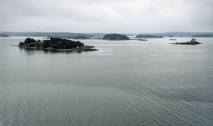 Schärenmeer Blick von der Fähre Wellamo Stockholm - Turku