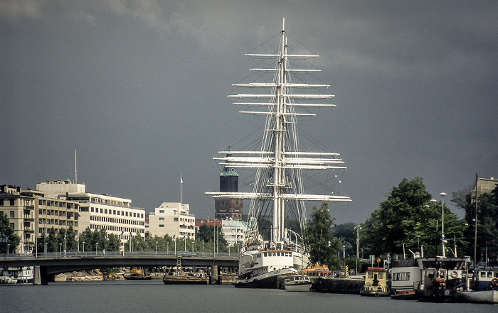 Turku Aurajoki: Segelschiff Dom von Turku