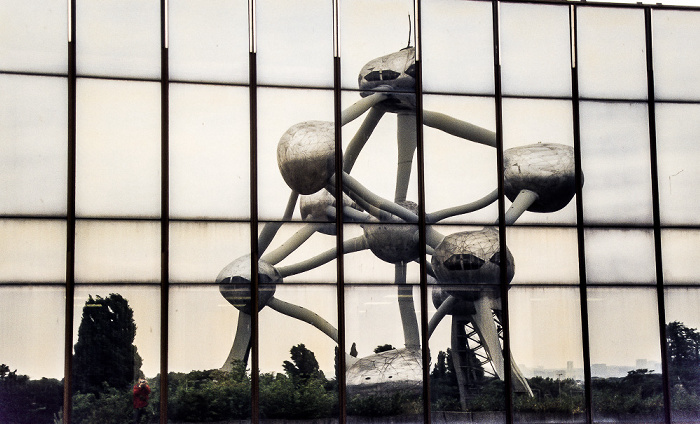 Gespiegeltes Atomium Brüssel