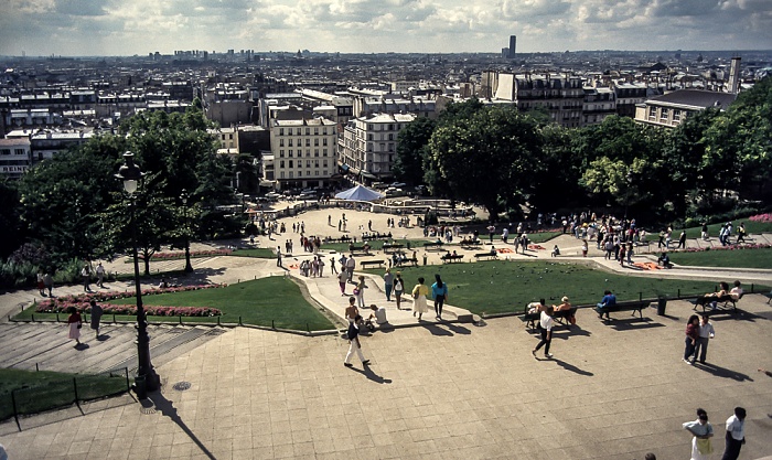 Blick von Montmartre Paris 1986