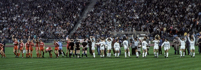 Olympiastadion: Europapokal der Landesmeister Halbfinalhinspiel FC Bayern München - Real Madrid München 1987