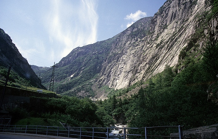 Tal der Reuss zwischen Wassen und Göschenen Uri