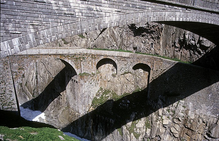 Schöllenenschlucht: Teufelsbrücke Uri