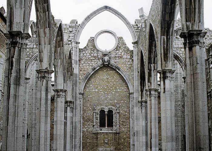 Bairro Alto: Igreja do Carmo Lissabon 1988