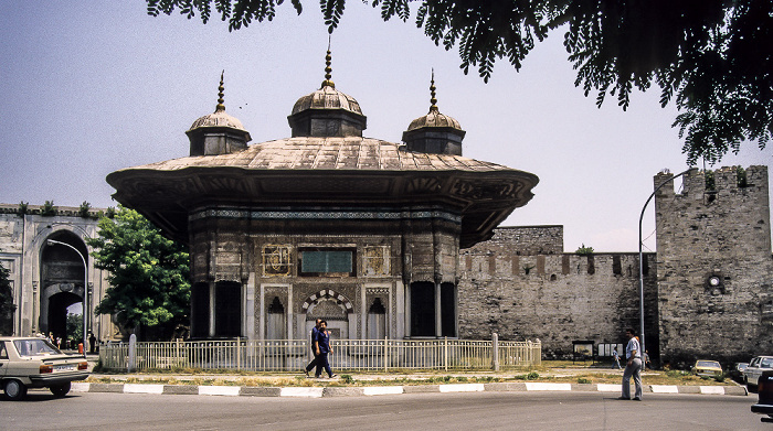 Brunnen Ahmeds III., Topkapı-Palast Istanbul 1988