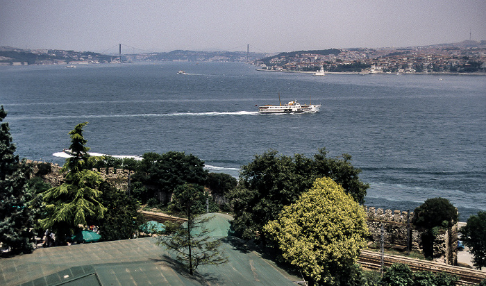 Blick vom Topkapı-Palast Istanbul 1988
