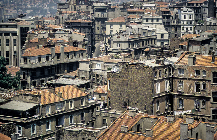 Blick vom Galataturm Istanbul 1988