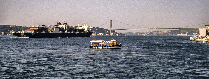Bosporus, Bosporus-Brücke Istanbul 1988