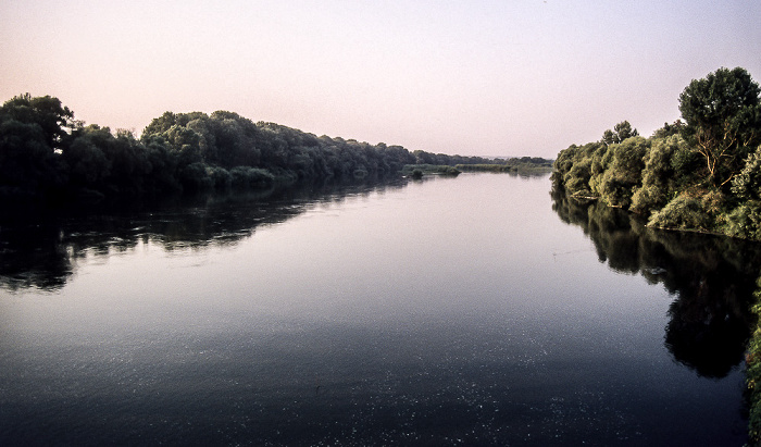 Griechisch-türkischer Grenzfluß Evros