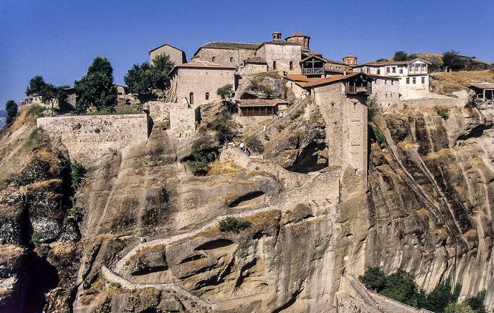 Felsen von Metéora: Kloster Metamórphosis (Megálo Metéoro) Kloster Moni Meteoron