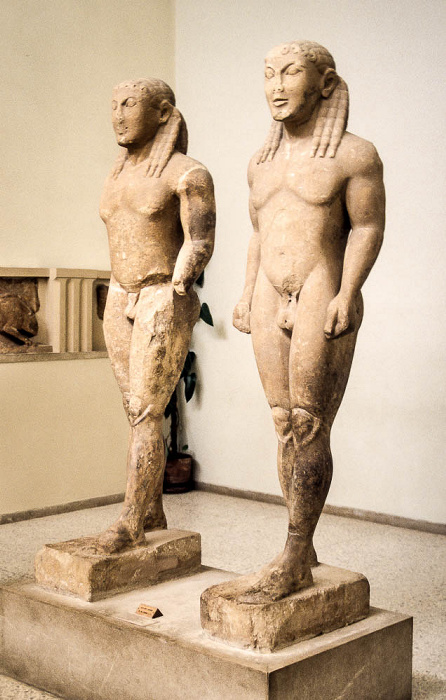 Archäologisches Museum Delphi: Statuen der Brüder Kleobis und Biton Delphi