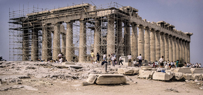 Akropolis: Parthenon Athen 1988