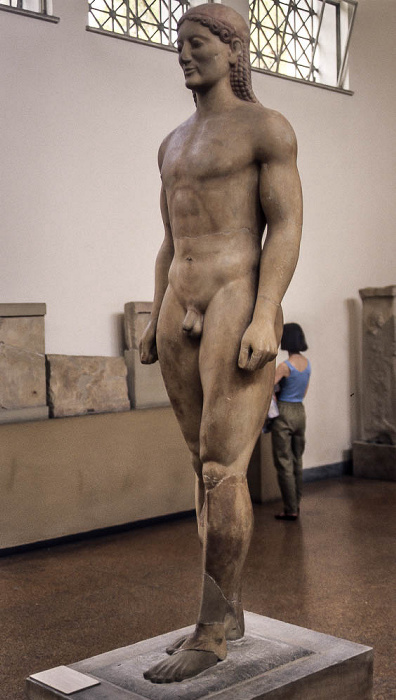Archäologisches Nationalmuseum: Kroisos-Kouros (Kouros von Anavyssos) Athen
