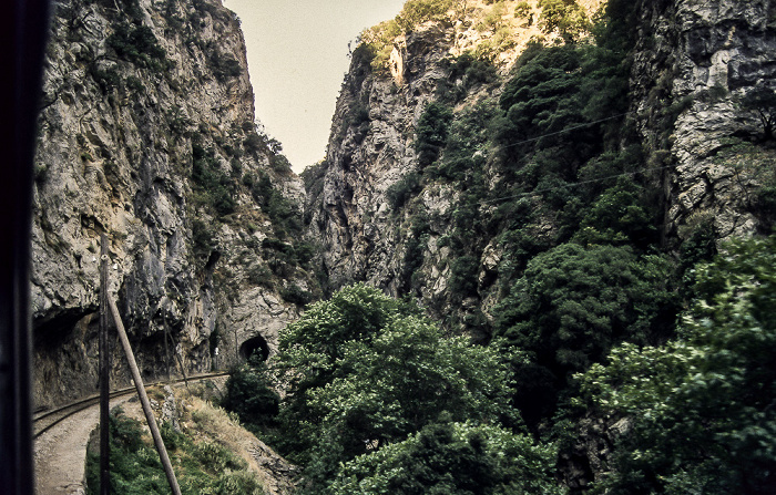 Vouraikos-Schlucht Zahnradbahn Diakopto - Kalavrita