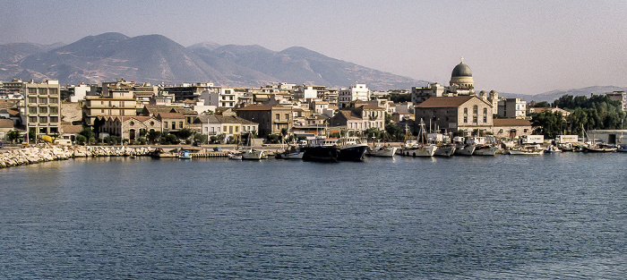 Blick von der Fähre Patras - Brindisi: Golf von Patras (Ionisches Meer)