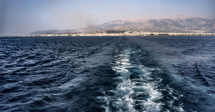Blick von der Fähre Patras - Brindisi: Patras Ionisches Meer