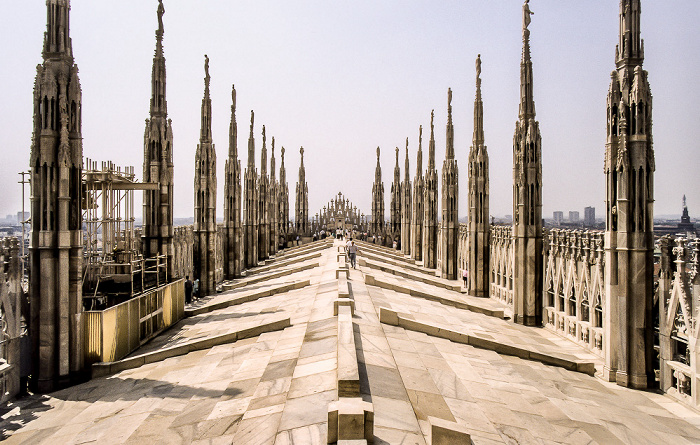 Mailand Dom (Duomo di Santa Maria Nascente): Dach