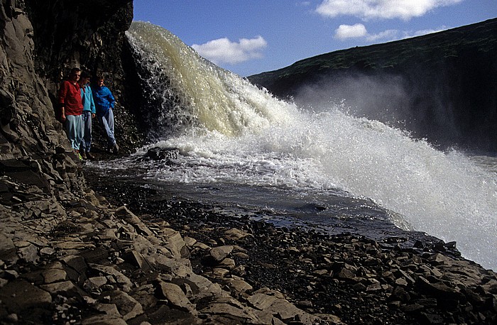 Haukadalur Wasserfall Gullfoss des Flusses Hvítá