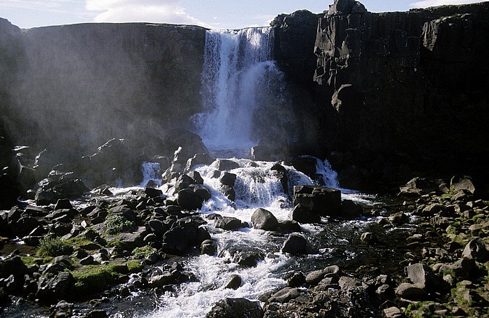 Thingvellir National Park Thingvellir: Öxarárfoss