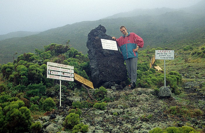 Ponta do Pico (Felsen auf 1200 m): Jürgen