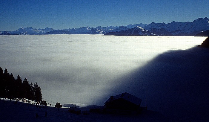 Pilatus Nebel über dem Vierwaldstättersee