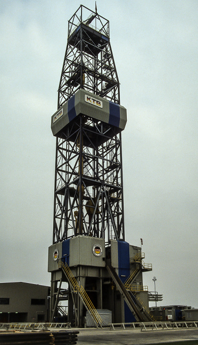 Windischeschenbach Kontinentales Tiefbohrprogramm: Bohrturm