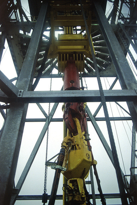 Windischeschenbach Kontinentales Tiefbohrprogramm: Bohrturm