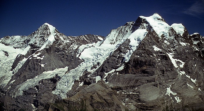 Schilthorn Berner Oberland: Mönch, Jungfraujoch, Jungfrau