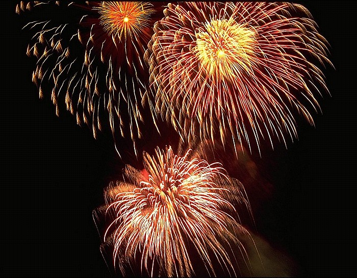 Stuttgart Canstatter Wasen: Feuerwerk Cannstatter Wasen