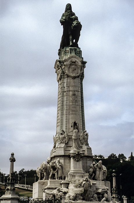 Praça Marquês de Pombal: Statue des Marquês de Pombal Lissabon 1992