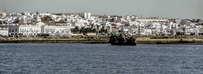 Río Guadiana, Ayamonte (Spanien) Vila Real de Santo António