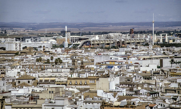 Blick von der Giralda (Kathedrale (Santa María de la Sede)): EXPO '92 Sevilla