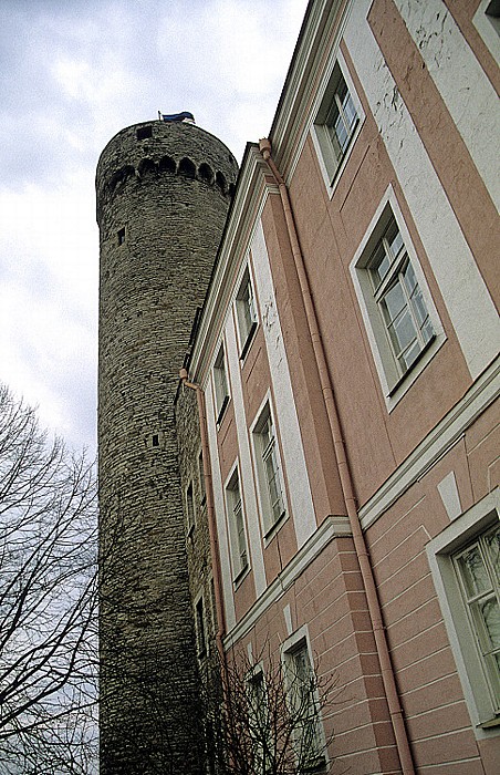 Altstadt: Domberg - Castrum Danorum, Wehrturm Langer Hermann (Pikk Hermann) Tallinn 1993